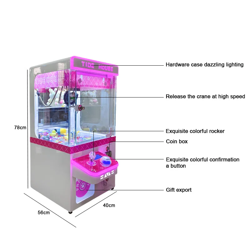 Mesin Permainan Kran Cakar Min - Arcade Toy Claw Vending Machine ulasan dan harga