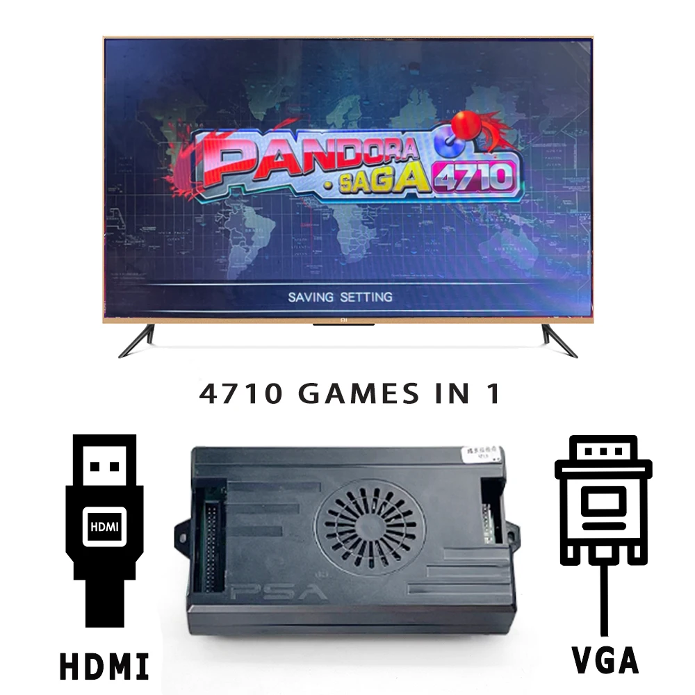 2 Pemain 4710 In 1 Pandora Sag - Trackball Controller Arcade ulasan dan harga