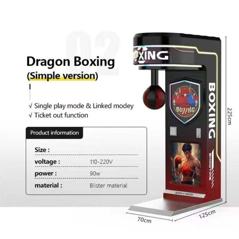 Mesin Tinju Penjualan Langsung - Arcade Games And Vending ulasan dan harga
